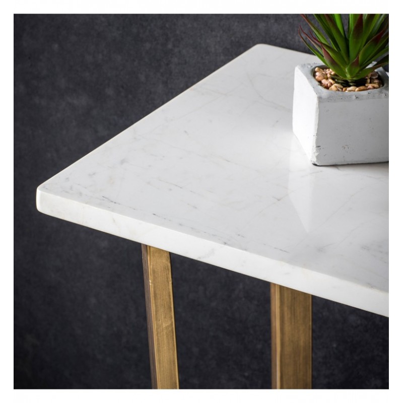 GA Cleo Console Table Marble